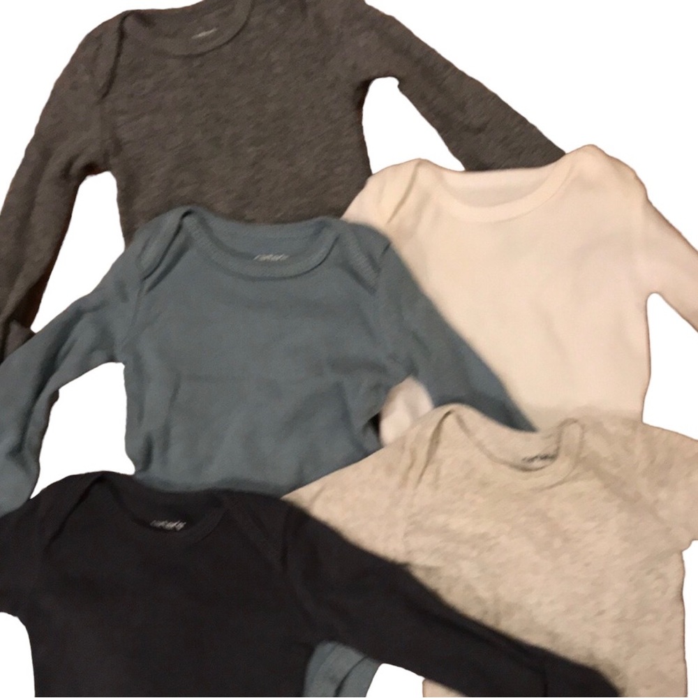 5 Long Sleeve Onesies